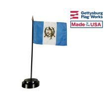 Guatemala Stick Flag (with Seal)