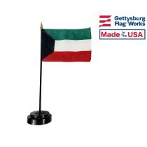 Kuwait Stick Flag - 4x6"