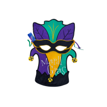 MARDI GRAS MASK BANNER