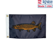 Muskie flag for boat front image