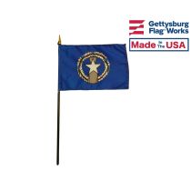Northern Marianas Stick Flag - 4x6"