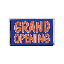 Grand Opening Banner - Orange, White & Blue