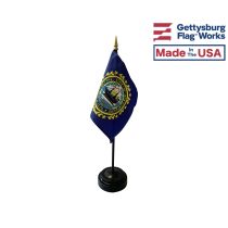 New Hampshire State Stick Flag - 4x6"