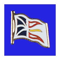 Newfoundland Lapel Pin (Single Waving Flag)