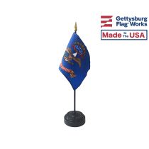 North Dakota State Stick Flag - 4x6"