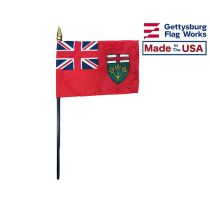 Ontario Stick Flag - 4x6"