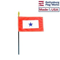 Blue Star Stick Flag (Blue Service Star)