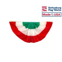 3x6' Italy Pleated Fan - Columbus Day Decoration Bunting