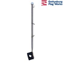 rail mount for boat flag
