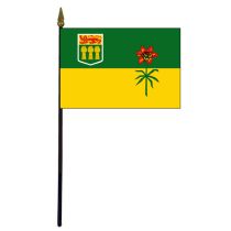 Saskatchewan Stick Flag - 4x6"