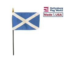 Scotland Cross Stick Flag