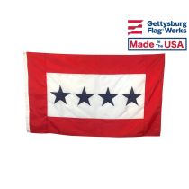 Service Star Flag (4 Blue Stars) - 3x5'
