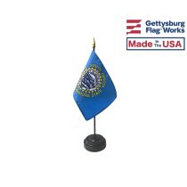 South Dakota State Stick Flag (Dark Blue) - 4x6"