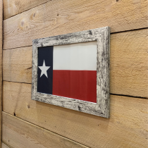 texas framed flag wall decoration