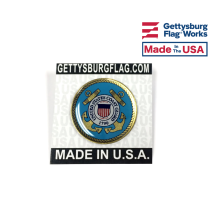 Coast Guard Seal Lapel Pin (Round Emblem Design)