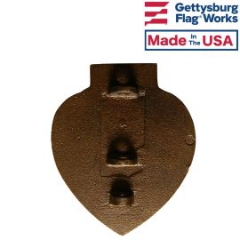 Bronze Purple Heart Grave Marker