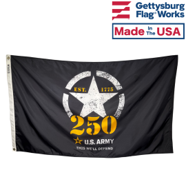 Army 250 Commemorative Flag