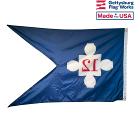 12th Corp HQ Guidon (1863) Flag - 3x5'