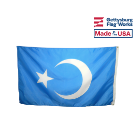 Uyghur Awareness Protest Flag - Historical Flag of East Turkestan 