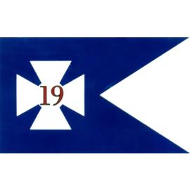 19th Corp HQ Guidon (1864) Flag - 3x5'