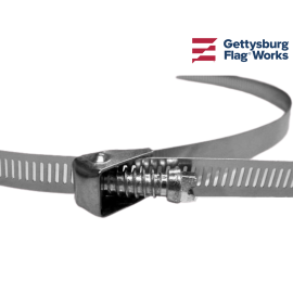 Stainless mounting strap