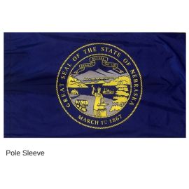 Nebraska Indoor Flag Fringe