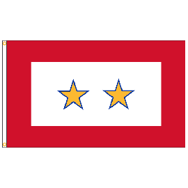 Service Star Flag (2 Gold Stars) - 3x5'