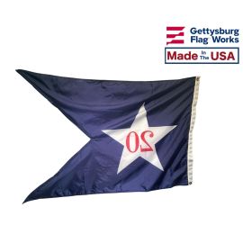 20th Corp HQ Guidon (1864) Flag - 3x5'