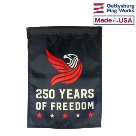 250 Years of Freedom Garden Flag by Gettysburg Flag Works