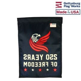 250 Years of Freedom Garden Flag by Gettysburg Flag Works