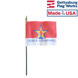 Honor and Remember Stick Flag