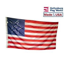 34 Star Great Flower US Civilian Flag - 3x5'
