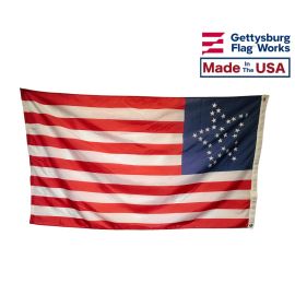34 Star Great Flower US Civilian Flag - 3x5'