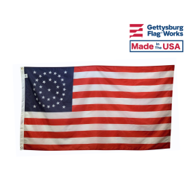 35 Star Oval Flag - 3x5'