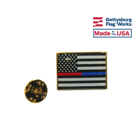 thin red thin blue lapel