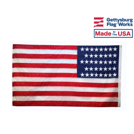 Historical American 38 Star Flag