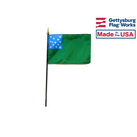 Green Mountain Boys Stick Flag - 4x6"