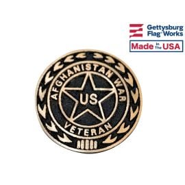 3" Afghanistan Memorial Bronze Medallion - Adhesive Backed 3" Diameter