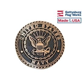 Navy Adhesive Medallion