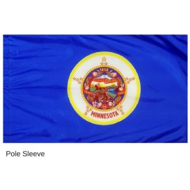 Minnesota Indoor Flag - Fringe