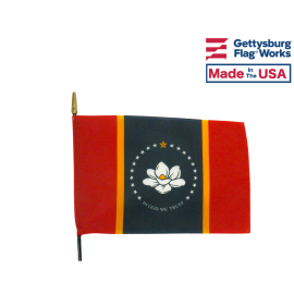 Mississippi New Magnolia Stick Flag