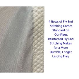 Dominican Republic Civil Flag - No Seal