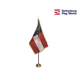 Georgia Indoor Flag Set-3x5