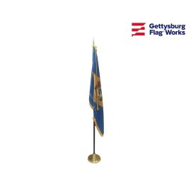 Delaware Indoor Flag Set-3x5