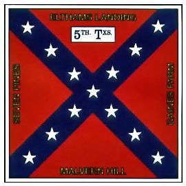 5th TX Infantry Flag - 4x4'