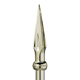 Flat Spear Plastic Finial