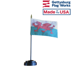 Wales Stick Flag - 4x6"