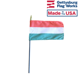 Hungary stick Flag