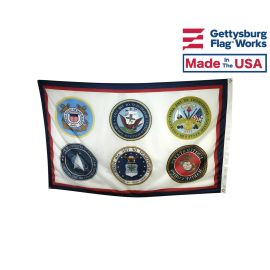 U.S. Armed Forces (6 Branches) Flag
