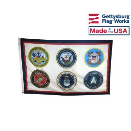 U.S. Armed Forces (6 Branches) Flag